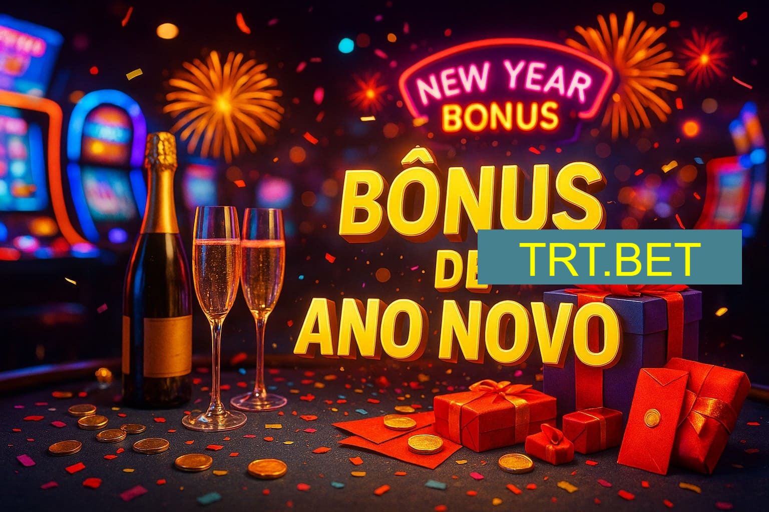 Promoções de Ano Novo no TRT.BET